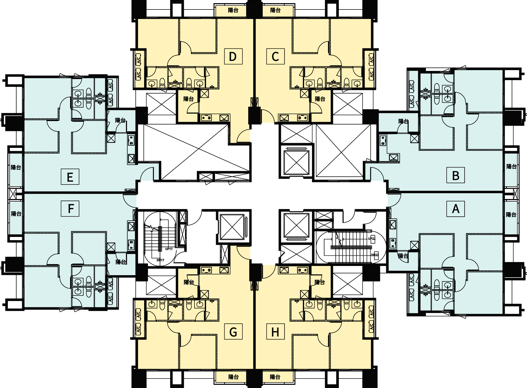 3.5.7.9.11.13.15F全區平面配置